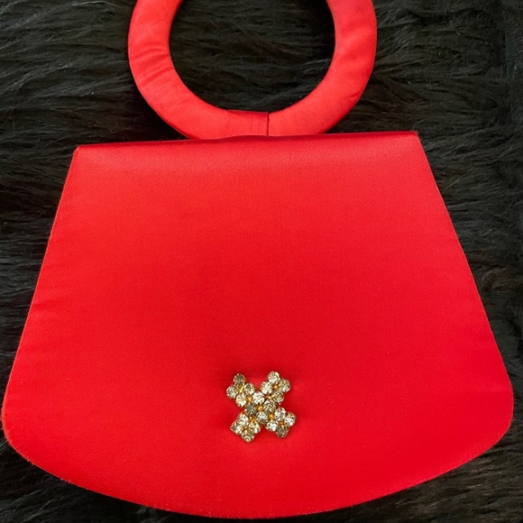 Handbags - Red Evening Bag